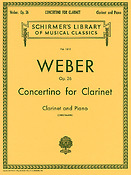 Carl Maria Von Weber: Concertino for Clarinet And Orchestra Op.26 (Clarinet/Piano)