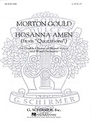 M Gould: Hosanna Amen From Quotations With Orchestra