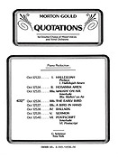 M Gould: Early Bird From Quotations With Orchestra