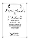 Johann Sebastian Bach: Sixteen Chorales (Cello I)