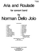 Norman Dello Joio: Aria & Roulade (Partituur Harmonie)