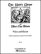 Albert Hay Malotte: The Lord's Prayer - voice+guit