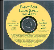 Twenty-Four Italian Songs & Arias- CD