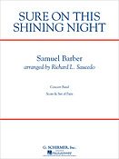 Samuel Barber: Sure on This Shining Night (Partituur Harmonie)