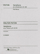 Walter Piston: Variations on a Theme by Edward Burlingame Hill