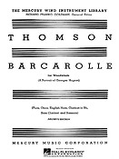 Virgil Thomson: Barcarolle