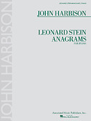 John Harbison: Leonard Stein Anagrams