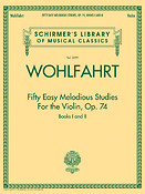 Fifty Easy Melodious Studies For The Violin Op. 74