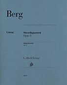 Alban Berg: Streichquartett op. 3