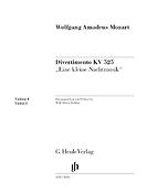 Mozart: Divertimento KV 525 Eine kleine Nachtmusik