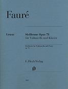 Fauré: Sicilienne Opus 78 for Violoncello und Klavier