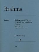 Brahms: Waltz op. 39 no. 15