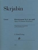 Scriabin: Klaviersonate Nr. 2 gis-moll Opus 19