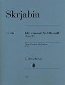 Scriabin: Klaviersonate Nr. 3 fis-moll Opus 23