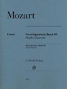 Mozart: String Quartets Volume Iii