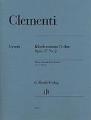 Muzio Clementi: Klaviersonate G-dur Opus 37 Nr. 2