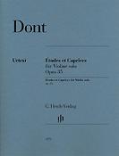 Jakob Dont: Etudes et Caprices for Violin solo op. 35