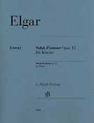 Edward Elgar: Salut d'amour Opus 12 für Klavier