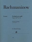 Rachmaninoff: Prélude gis-moll op. 32 Nr. 12