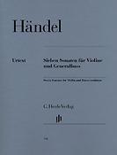 Handel: Seven Sonatas for Violin And Basso Continuo
