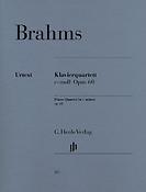 Brahms: Piano Quartet In C Op.60 (Henle Uertext Edition)
