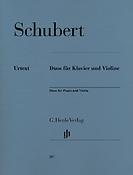 Schubert:  Duos for Piano and Violin