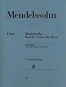 Mendelssohn: Lieder ohne Worte (Henle)