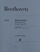 Beethoven: Clarinet Trios B flat major op. 11 and E flat major op.  38 for Piano, Clarinet (or Violin) and Violoncello