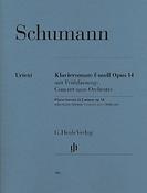 Schumann:  Piano Sonata f minor op. 14 with Early Version: Concerto without Orchestra