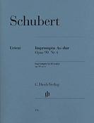 Schubert:  Impromptu In A Flat Op.90 No.4 D899 (Henle Urtext Edition)