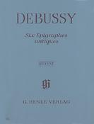 Debussy: Six Epigraphes Antiques (Urtext)