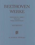 Beethoven: Works for Violin and Orchestra