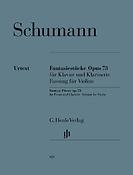 Schumann:  Fantasy Pieces for Piano and Clarinet (or Violin or Violoncello) op. 73 (version for Violin)