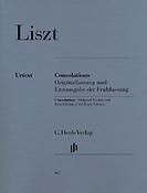 Liszt: Consolations (mit Erstausgabe der Frühfassung) (Henle)
