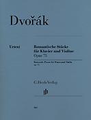 Antonín Dvorák: Romantic Pieces for Piano and Violin op. 75