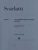 Scarlatti: Ausgewahlte Klaviersonaten Band III  (Henle)
