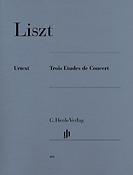 Liszt: Trois Etudes De Concert (Urtext Edition)