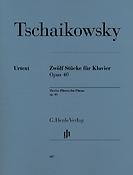 Tchaikovsky: Twelve Piano Pieces Op. 40