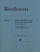 Beethoven: Sonata In F for Piano And Horn Or Cello Op.17
