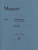 Mozart: Eight Minuets KV 315a