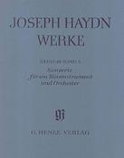 Haydn: Concertos fuer one Wind instrument and Orchestra (with critical report)