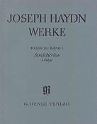 Haydn: String Trios 1st sequence (with critical report)