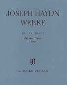 Haydn: String Trios 2nd sequence (with critical report)