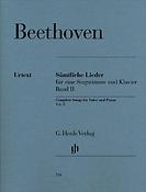 Beethoven: Samtliche Lieder Band II (Urtext)