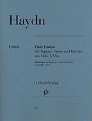 Haydn: Zwei Duette - Sopran, Tenor Und Klavier (Urtext)