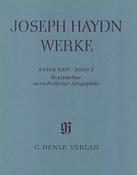 Joseph Haydn: Textbücher Verschollener Singspiele