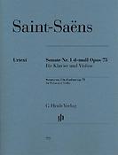 Camille Saint-Saëns: Sonate Nr. 1 d-moll Opus 75 fur Klavier und Violine
