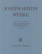 Joseph Haydn: Arien und Szenen mit Orchester, 1. Folge