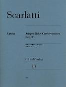 Scarlatti: Ausgewahlte Klaviersonaten Band 1V  (Henle)