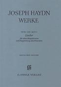 Haydn: Songs fuer one voice with accompaniment of a Piano